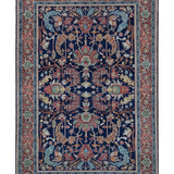 11269- Heriz Navy/Red