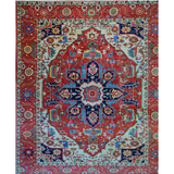 11278- Serapi Ivory/Red