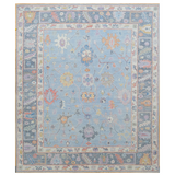 11381- Oushak Lt Blue/Gray