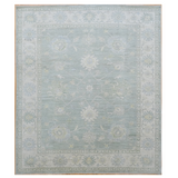 11394- Oushak Soft Green/Ivory