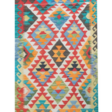 11410- Kilim Teal/Multi