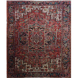 11434- Heriz Red/Blue