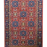11529- Hazara Red/Navy