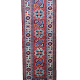 11551- Tribal Kazak Red/Ivory