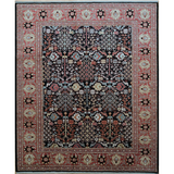 11627- Tribal Birds Charcoal/Red