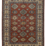 11699A - Kazak Red/Ivory