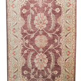 2157- Oushak Raisin/Lt Green