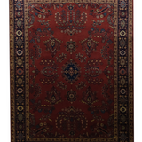 6659- Fine Sarouk PS-2 Rust/Navy