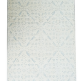 7695- Peshawar Ivory/Lt Blue