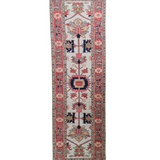 9312- Heriz Ivory/Red