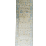 9329- Oushak Beige/Lt Blue