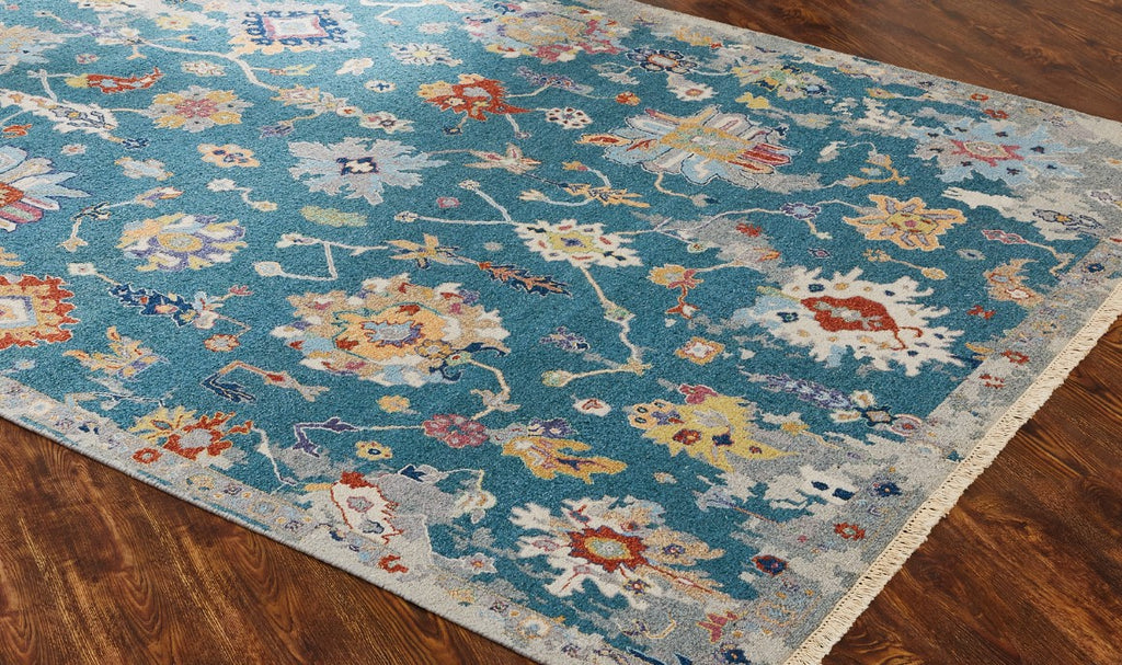Soumak Bold Teal Multi