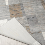 Celestial Rectangles Metallic Grey