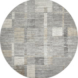 Celestial Rectangles Metallic Grey