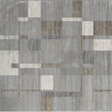 Celestial Rectangles Metallic Grey