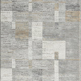 Celestial Rectangles Metallic Grey