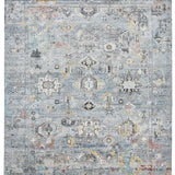 Distressed Khotan Blue Tones Greys