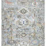 Distressed Khotan Blue Tones Greys