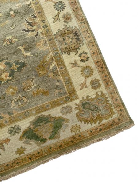 Oushak Sage Ivory