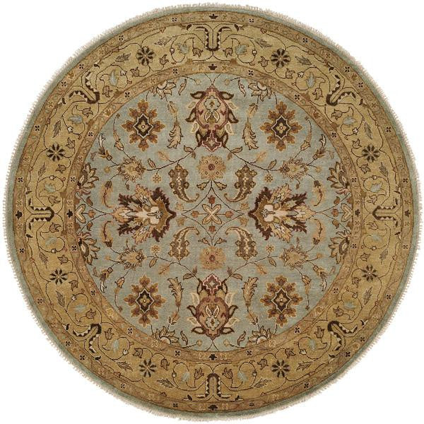 Oushak Light Blue Light Gold