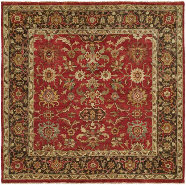 Oushak Red Brown