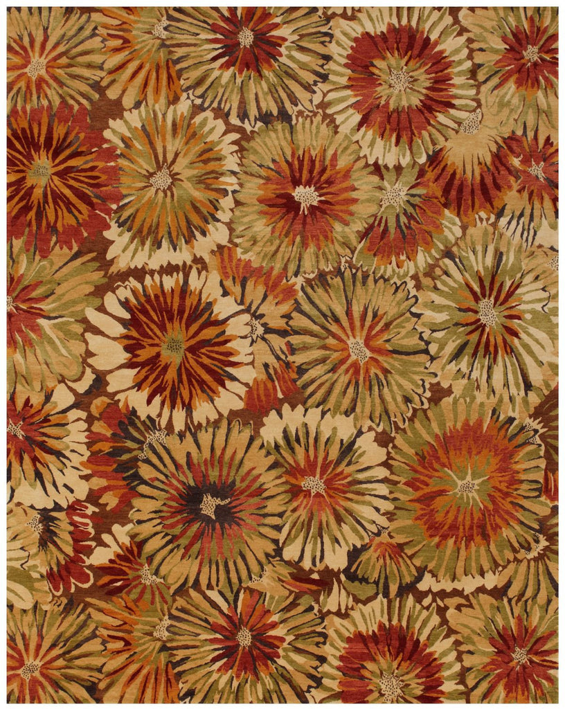 Sunburst Chocolate Multi – KA Menendian Rug Gallery