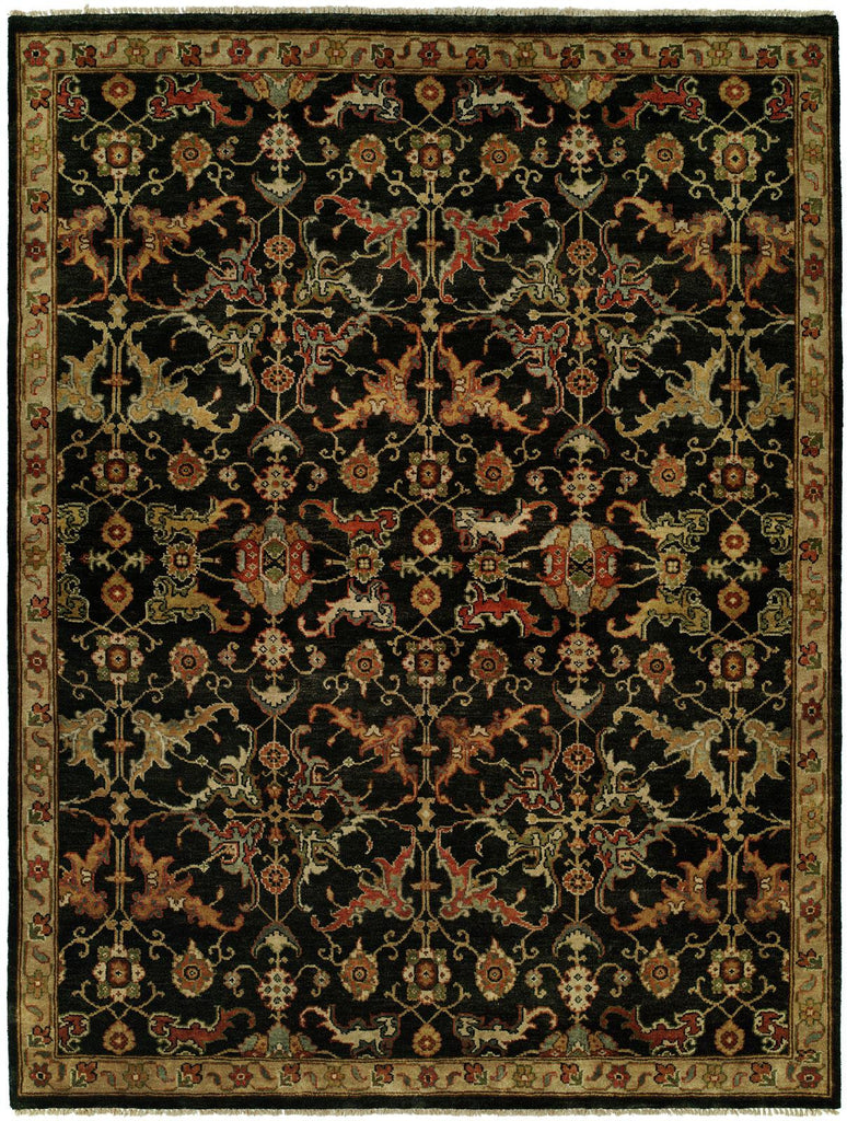 Transitional All Over Heriz Black